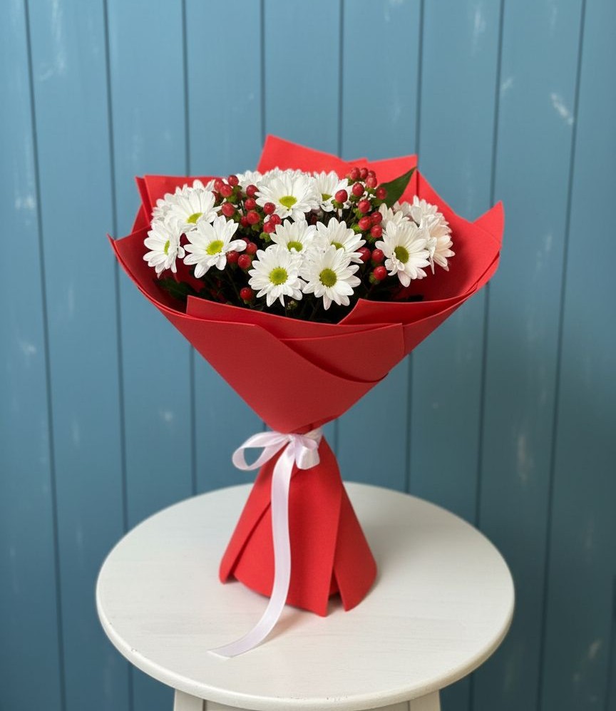 Букет цветов из: Хризантемы в Богородицке