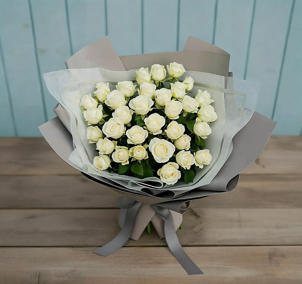 Букет Белоснежная нежность в Богородицке