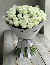 Букет 35 Белых роз в Богородицке