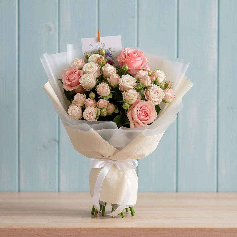 Букет цветов из: Розы в Богородицке