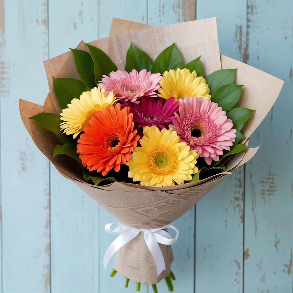 Букет цветов из: Герберы в Богородицке