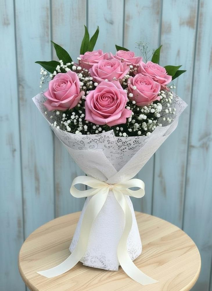 Букет цветов из: Розы в Богородицке