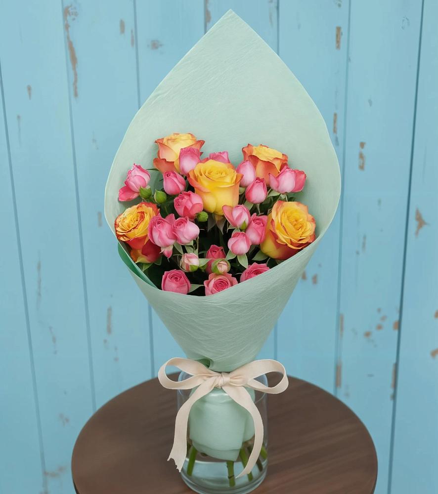 Букет цветов из: Розы в Богородицке