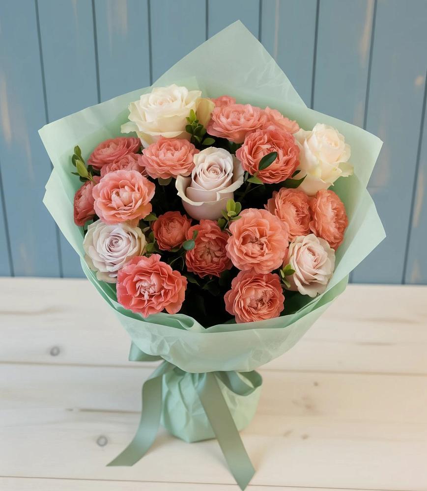 Букет цветов из: Розы в Богородицке