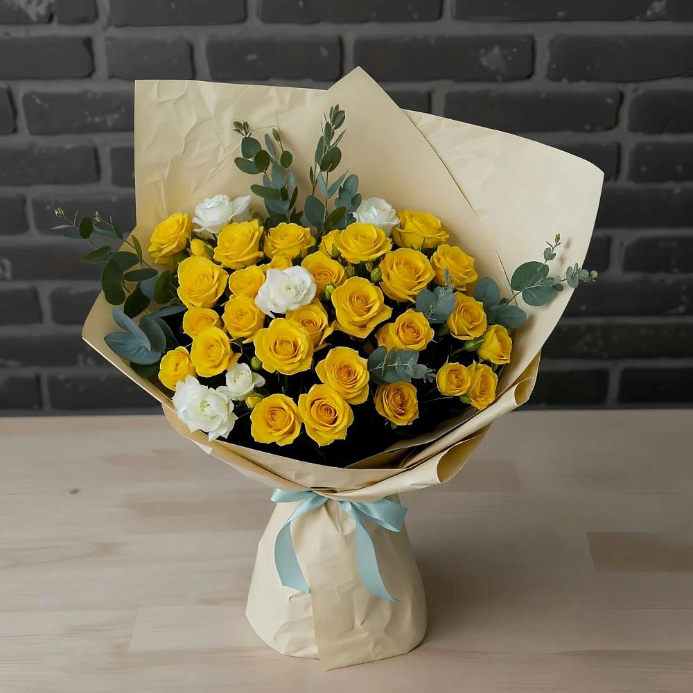 Букет цветов из: Розы в Богородицке