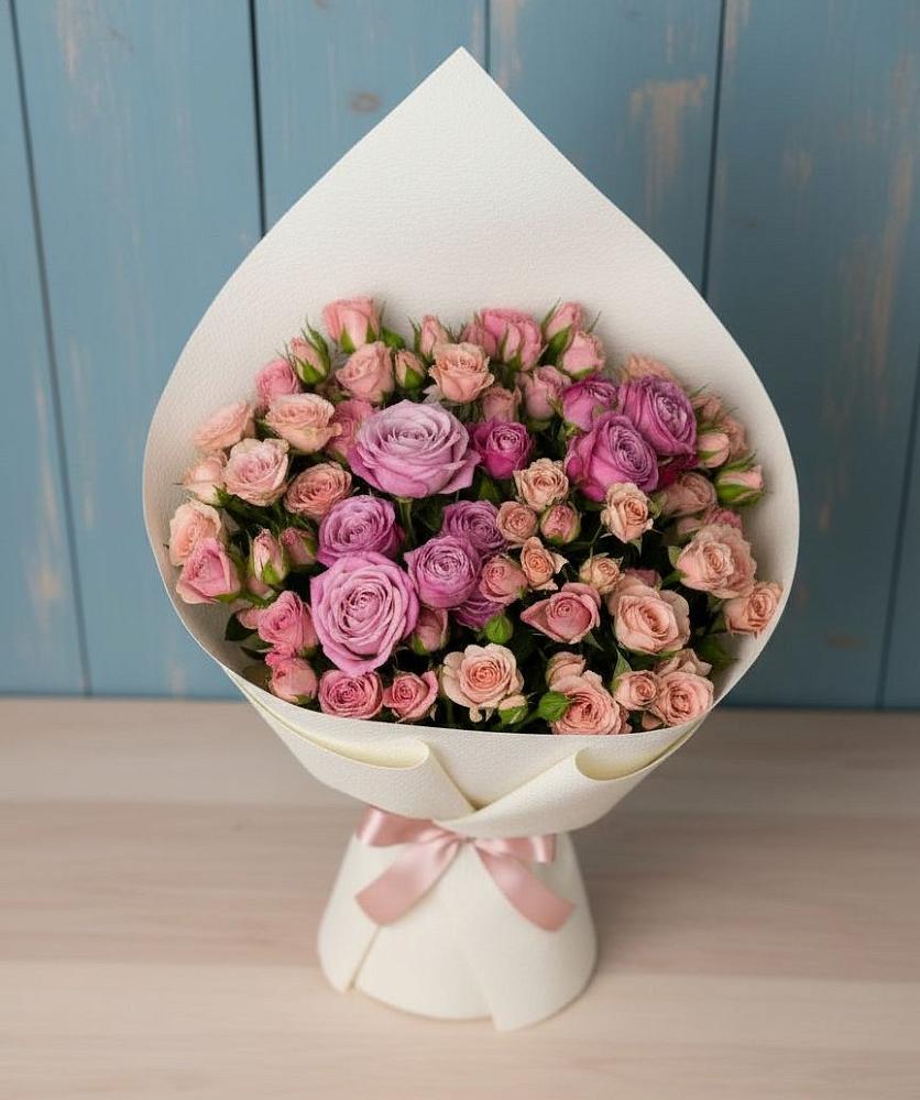 Букет цветов из: Розы в Богородицке