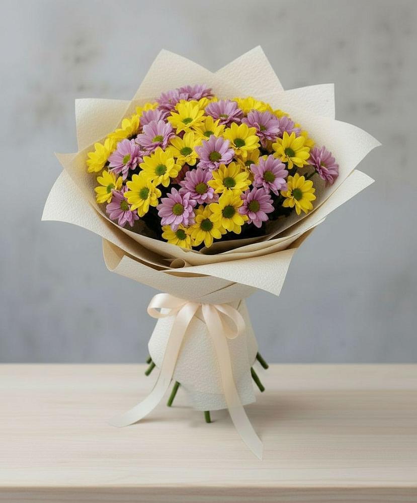 Букет цветов из: Хризантемы в Богородицке